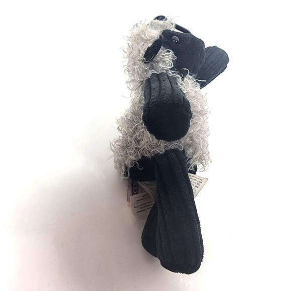 Mini Scentsy Buddy Curly Lamb Plush Clip Toy 7 Inch Scent Diffuser Gray Black - Picture 7 of 8
